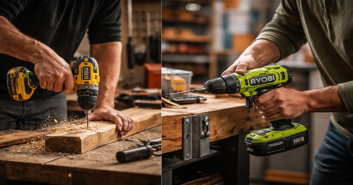 dewalt vs ryobi in use