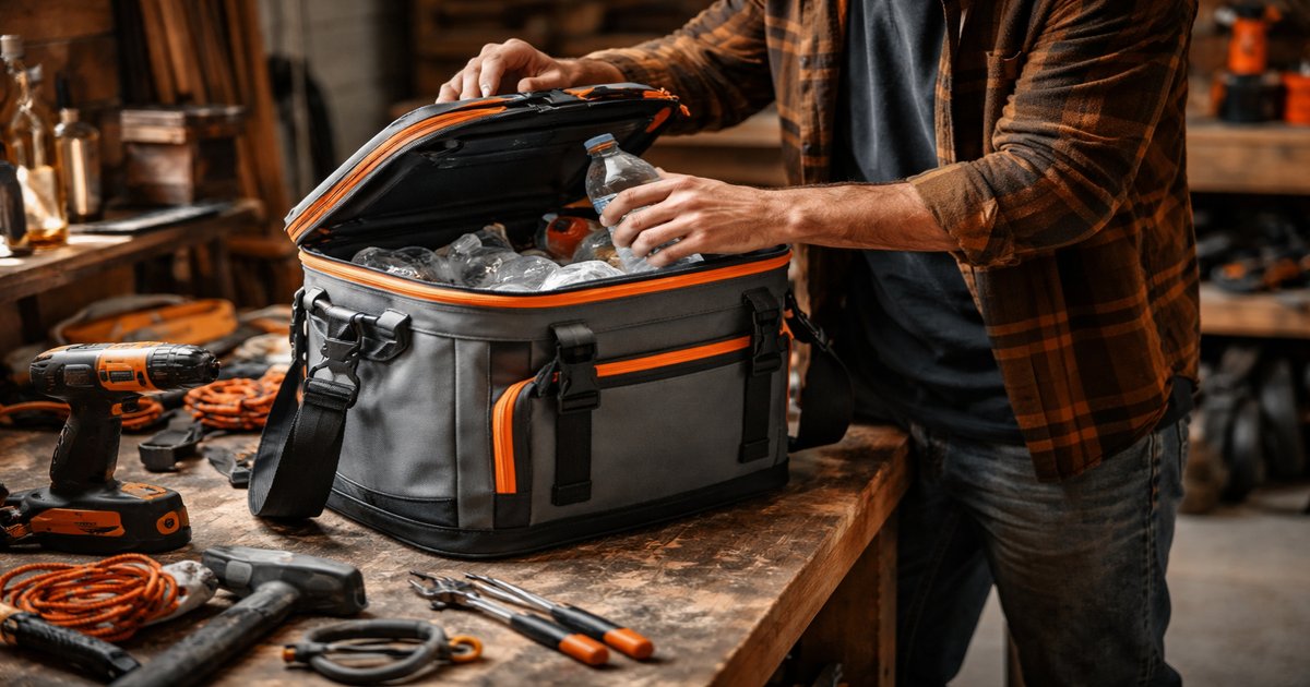 rtic everyday cooler in use