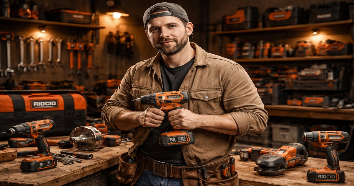 ridgid tools in use